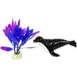  Lutka za igru Emily u obliku sirene sa crnim tuljanom | shoptok.hr