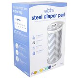 Ubbi koš za pelene gray chevron | shoptok.hr