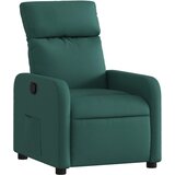 vidaXL Naslanjač iz temno zelenega blaga, (20928497) | Shoptok.si