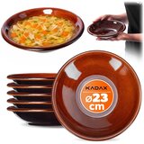 KADAX Globok krožnik za večerjo 23 cm Komplet 6 keramičnih krožnikov, (5000355369) Cene