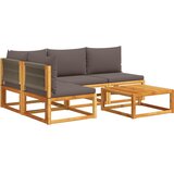  Vrtni set od 5 dijelova s jastucima, akacija i uže | shoptok.hr
