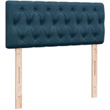  s oprugama i madracem plavi 120 x 190 cm baršun | shoptok.hr
