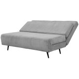 Støraa Svetlo siva raztegljiva sedežna garnitura iz rebrastega žameta 140 cm Mallory – | Shoptok.si
