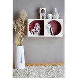 Bloomingville Rdeča/bela stenska polica 30x60 cm Graphia – | Shoptok.si