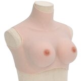 vidaXL Silikonska prsna blazina bela rasa D košarica | Shoptok.si