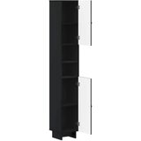  Kupaonski ormar s otvorenom policom EDE Crna 30 x 31 x 190 cm - Crna | shoptok.hr