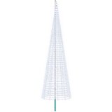  Božićno drvce od svjetlosnih niti s klinom i jarbolom 500 cm | shoptok.hr