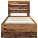  Okvir za krevet Staro drvo 90 x 200 cm Čvrsto borovo drvo | shoptok.hr