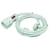 VOLTOMAT Podaljševalni kabel (5 m, Bele barve, IP20, H05VV-F) | Shoptok.si