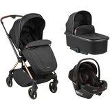 Kikka Boo kolica za bebe 3u1 Lanah Black, 0m+ | ePonuda.com