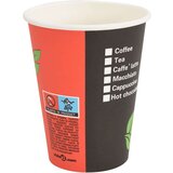 vidaXL Papirnate šalice za kavu 1000 kom 12 oz 300 ml crvene i crne | shoptok.hr