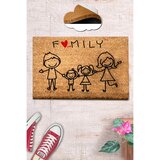 Conceptum Hypnose Mat Coco Nuclear Family, 40x60 cm, smeđa | Eponuda.ba