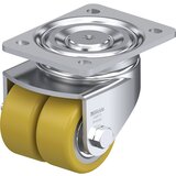 Blickle Dvojno vrtljivo kolo iz jeklene pločevine LHD-VSTH, kolo Ø x širina 80 x 40 mm, nosilnost 500 kg | Shoptok.si
