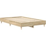 vidaXL Konstrukcija postelje Sonoma 137 x 190 cm Konstruiran les, (5000141810) Cene