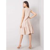 RUE PARIS Dress-328-SK-5074.74-beige | Shoptok.si