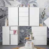 Mömax komoda bianco, bela | Shoptok.si