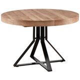 Bessagi Home Jedilna Miza Louna, Barva Hrasta, 120-160x120 | Shoptok.si