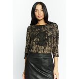 Monnari Woman's Blouses Shimmering Blouse In Animal Pattern Multi Black | shoptok.hr