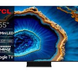 Tcl 55″C805 QD-Mini LED 4K TVGoogle TV; DMI 2.1 ALLM 144Hz;144Hz Motion Clarity Pro; Dolby Atmos | Eponuda.ba
