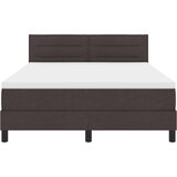  Postelja boxspring z vzmetnico Temno rjava 140 x 200 cm blago, (5000126495) | Shoptok.si