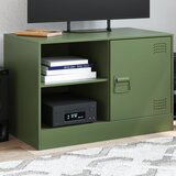 vidaXL TV omarica olivno zelena 67x39x44 cm jeklo Cene