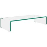 vidaXL Stalak za TV /Monitor Prozirno Staklo 60x25x11 cm | shoptok.hr