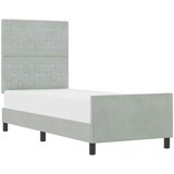 s opruga kutije Svjetlosiva 80 x 200 cm Baršun | shoptok.hr