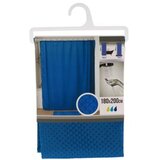 Tendance zavjesa za kadu diamond, 180x200cm, poliester, plava | shoptok.hr