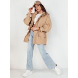 DStreet Kurtka damska parka MINESSA beżowa | ePonuda.com