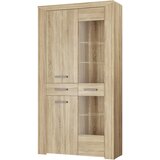 Modern Living Vitrina Lorenzo, Barva Hrasta | Shoptok.si