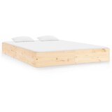 vidaXL Okvir za krevet od masivnog drva 160 x 200 cm Cijene