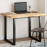 Stolna ploča 100x80x4 cm pravokutna od masivnog drva bagrema | shoptok.hr