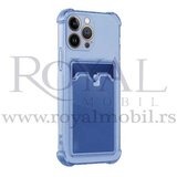  silikonska futrola clear sa džepićem za iphone 14 plus (6.7) plava Cene