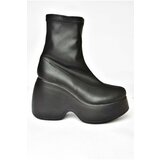 Fox Shoes Black Women's Heeled Daily Boots Cene
