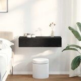 vidaXL Zidna polica s ladicama crna 80x33x17 cm izrađeno drvo | shoptok.hr
