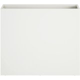  Vrtna saksija 2 kom. Bijela 50 x 20 x 40 cm Čelična vrata | shoptok.hr