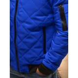DStreet Kurtka męska pikowana bomber jacket niebieska | shoptok.hr