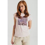 Legendww ženska majica u puder boji sa printom 7293-9156-09 Cene