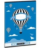 Zvezek s črtastimi listi A/4 81-32 Balon na vroč zrak