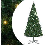  Božićno drvce s ukrasnim gudačkim svjetlima Zelena 400 cm PVC | shoptok.hr