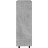  Garderobna omara betonsko siva 80x40x110 cm iverna plošča, (20620769) | Shoptok.si
