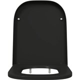  WC daska Crna 47,5 x 35 x 3,6 cm Duroplast | shoptok.hr