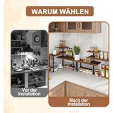 AWOYEP 3-nadstropni Kotni kuhinjski organizator | Shoptok.si