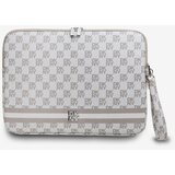 Dkny PU Leather Checkered Pattern and Stripe Notebook 13/14 Beige&amp;quot; Ovitek Vijolična Slike