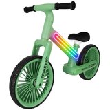 Trike Fix Glow dječji balans bicikl s LED rasvjetom, zeleni | shoptok.hr