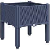 Vrtna sadilica s nogama plava siva 40 x 40 x 42 cm PP | shoptok.hr