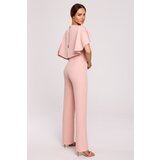 Made Of Emotion Woman's Jumpsuit M670 Powder | ePonuda.com