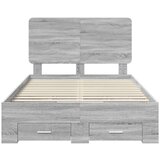  Konstrukcija postelje Siva Sonoma 120 x 200 cm Konstruiran les, (5000102117) | Shoptok.si