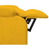 vidaXL naslonjač žuti baršunasti | shoptok.hr