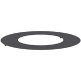  Pogodno za ravni drveni prsten Crna Ø40 / 70 cm Čelik | shoptok.hr